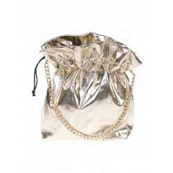 Bolso bombonera dorado...