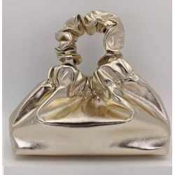 Bolso Fruncido Dorado