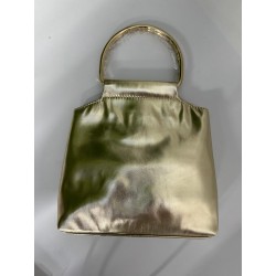 Bolso Dorado Asa Rígida